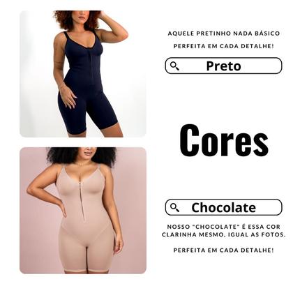 Imagem de Macaquinho Modelador Sem Bojo C/Ziper Alta Compressão 350921