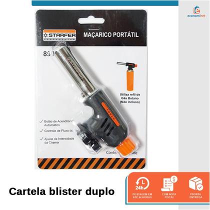 Imagem de Maçarico Culinário Regulável Portátil Hobby