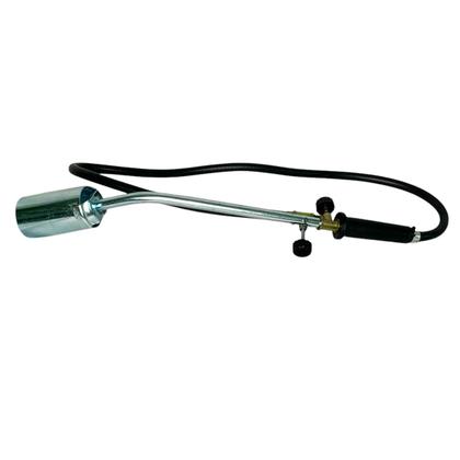 Imagem de Maçarico Lança Chama Turbo Curto Curvo P13 Mangueira 1M