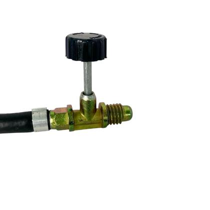 Imagem de Maçarico Lança Chama Turbo Curto Curvo P13 Mangueira 1M