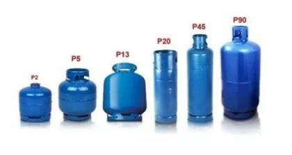 Imagem de Maçarico Lança Chamas Gás Botijão 13kg Curto com 2 Registros (73B1)