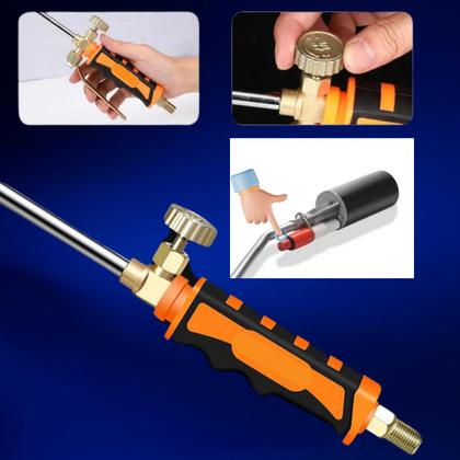 Imagem de Maçarico Lança Chamas Glp Acendimento Eletrônico Premium