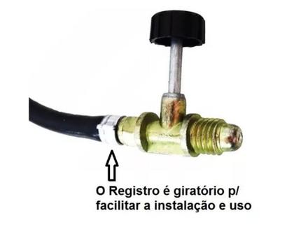 Imagem de Maçarico Lança Chamas Longo 85 Cm! 3m De Mangueira (88B1)