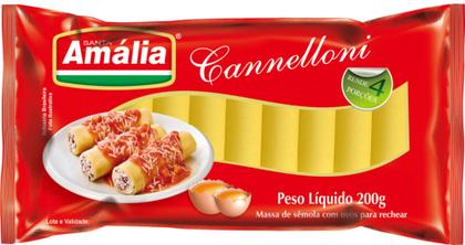 Imagem de Macarrão Cannelloni Santa Amália 200g