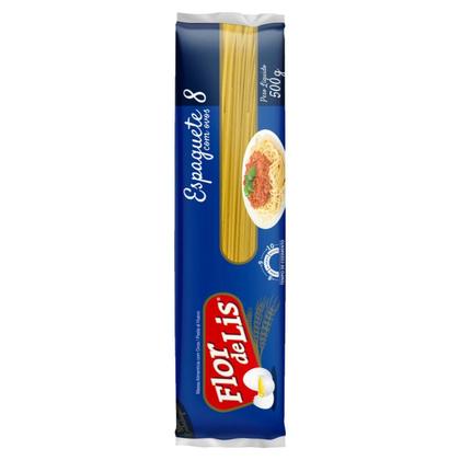 Imagem de Macarrão Espaguete N8 Flor De Lis Fardo Com 20 Un
