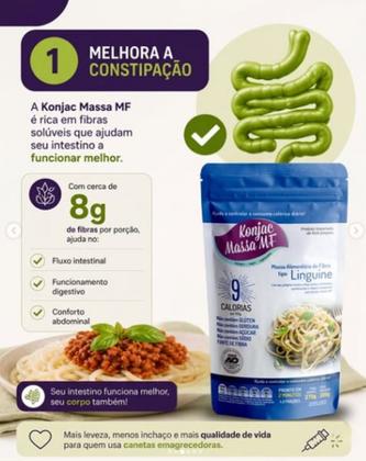 Imagem de Macarrão Konjac Massa Tipo Linguine de 270g