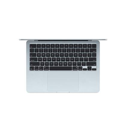Imagem de MacBook Air Apple 13" Chip M4, CPU 10 Núcleos, GPU 10 Núcleos, Neural Engine 16 Núcleos, 24GB, SSD 512GB, Azul-céu - MC6V4BZ/A