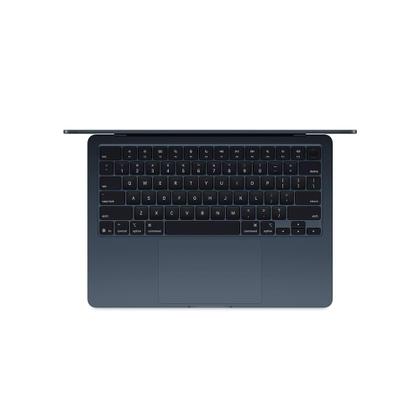 Imagem de MacBook Air Apple 13" Chip M4, CPU 10 Núcleos, GPU 8 Núcleos, Neural Engine 16 Núcleos, 16GB RAM, SSD 256GB, Meia-noite - MW123BZ/A