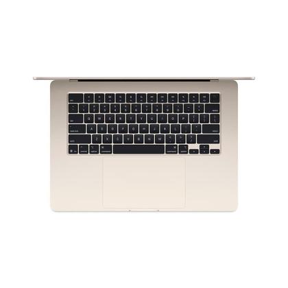 Imagem de MacBook Air Apple 15" Chip M4, CPU 10 Núcleos, GPU 10 Núcleos, Neural Engine 16 Núcleos, 16GB RAM, SSD 256GB, Estelar -  MW1J3BZ/A