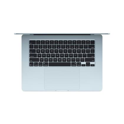 Imagem de MacBook Air Apple 15" Chip M4, CPU 10 Núcleos, GPU 10 Núcleos, Neural Engine 16 Núcleos, 16GB, SSD 256GB, Azul-céu - MC7A4BZ/A