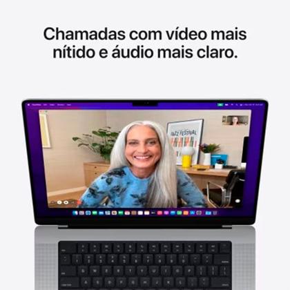 MacBook Pro 16 Chip M1 Pro 16GB SSD 512GB Cinza Espacial - MK183BZ