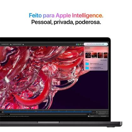 Imagem de MacBook Pro Apple 14", M4, CPU 10 Núcleos, GPU 10 Núcleos, Neural Engine de 16 Núcleos, 24GB RAM, SSD 1TB, Prateado - MCX14BZ/A