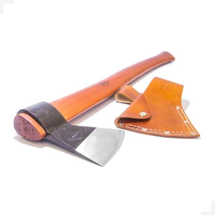 Imagem de Machado desgalhador Wenzel 334 n 2 com cabo ergonômico de 630mm e bainha de couro