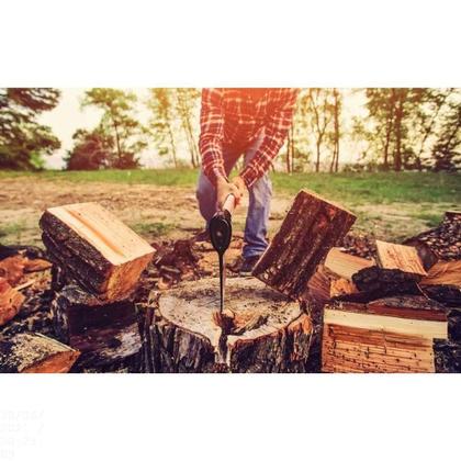 Imagem de Machado Soldado Com Cabeça Redonda Tramontina Em Aço Com Cabo De Madeira 90 Cm Tramontina