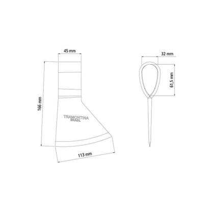 Imagem de Machado Soldado Com Cabeça Redonda Tramontina Tamanho 2 Em Aço Sem Cabo Tramontina