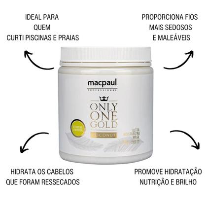 Imagem de Macpaul Mascara Coconut Only One Gold 700g Mac paul