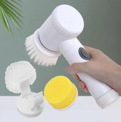 Imagem de  Magic Brush Sua Escova Limpeza Elétrica Giratória 5 Em 1