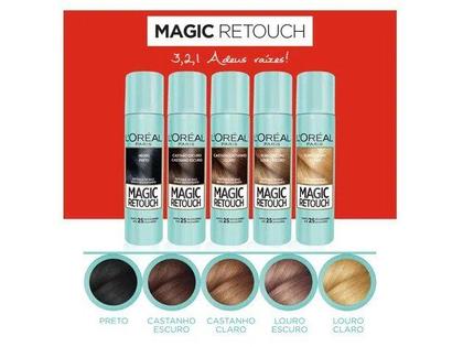 Imagem de Magic Retouch L'oréal Castanho Claro Spray Instantâneo para Retoque de Raiz 75ml