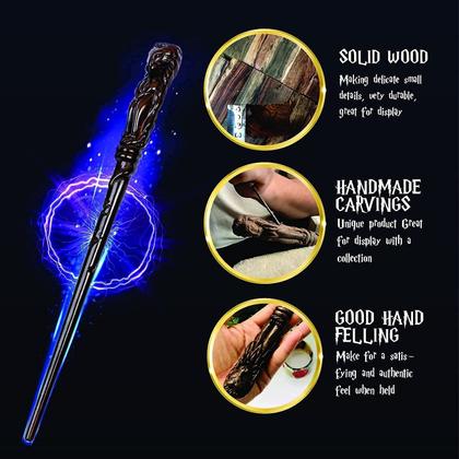 Imagem de Magic Wand Handicraftviet Lion Wooden 38 cm para crianças e adultos