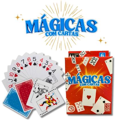 Imagem de Mágica Com Cartas Jogo Baralho 56 Cartas Mágico Profissional