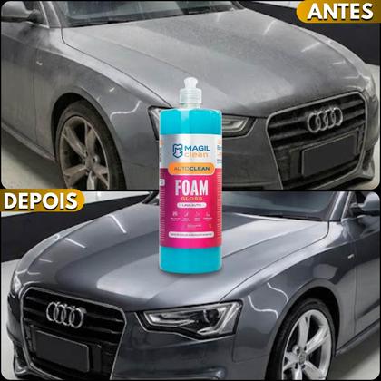 Imagem de MagilClean Foam Gloss 1L Hidrorrepelência Enceramento e Proteção Brilho Intenso