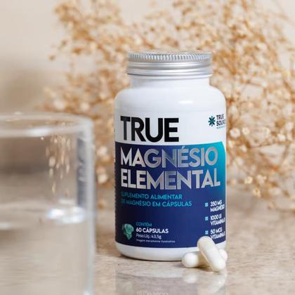Imagem de Magnésio Elemental Vitamina K + Vitamina D True Source 60 Capsulas
