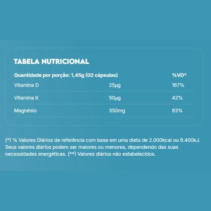 Imagem de Magnésio Elemental Vitamina K + Vitamina D True Source 60 Capsulas