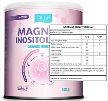 Imagem de Magnésio Inositol Relax - Equaliv 408g