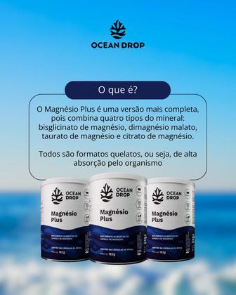 Imagem de Magnesio plus 180 capsulas 900mg ocean drop