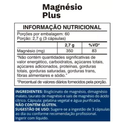 Imagem de Magnésio Plus 180 Cápsulas 900mg - Ocean Drop