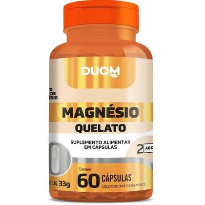 Imagem de Magnésio Quelato Alto Teor 550mg 60 CAP - Duom