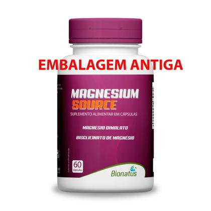 Imagem de Magnesium source magnesio puro 900mg 60caps bionatus