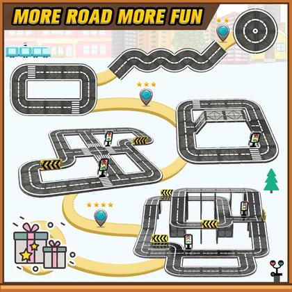 Magnetic Tiles Road IGIVI - Pacote de Expansão para Crianças (3+) Imagem de Magnetic Tiles Road IGIVI - Pacote de Expansão para Crianças (3+)