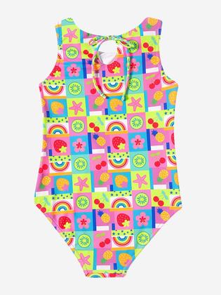 Imagem de Maiô Bebê Verão Tropical Frutinhas Infantil UV 50+ Tip Top -