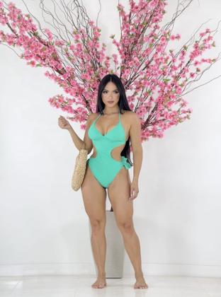 Imagem de Maiô Biquini Body Engana Mamãe Proteção Uv