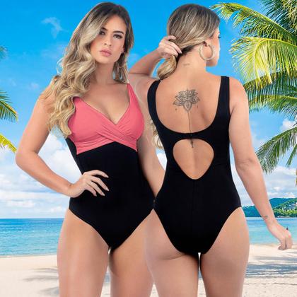 Imagem de Maiô Body Feminino Modelo 2022 Chapa Barriga Com Bojo Neon