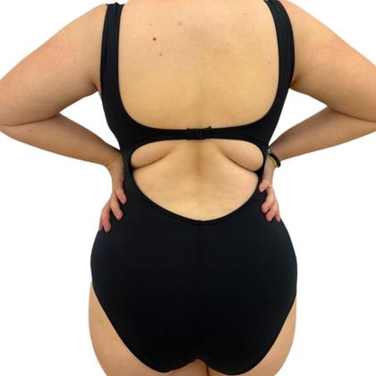 Imagem de Maiô, Body Feminino Plus Bicolor Chapa Barriga Com Bojo Neon