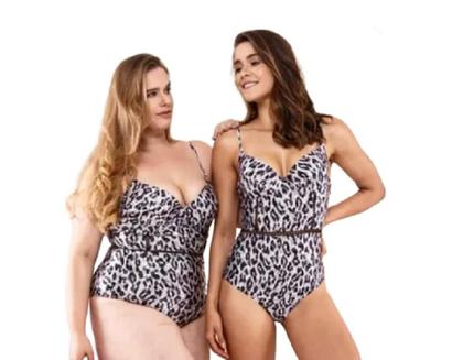 Imagem de Maio Body Plus Size Estampado Oncinha Papilloo