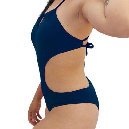 Imagem de Maiô Com Bojo Engana Mamãe Traspassado Costas Poliamida