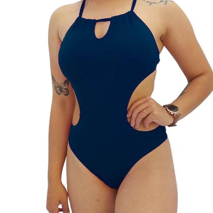 Imagem de Maiô Com Bojo Engana Mamãe Traspassado Costas Poliamida