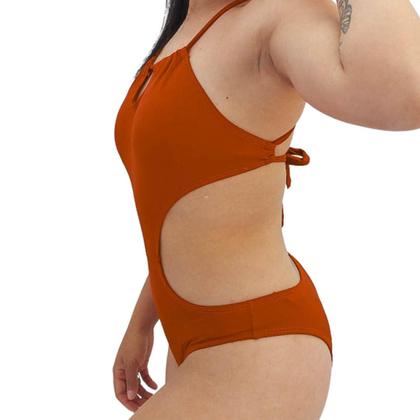 Imagem de Maiô Com Bojo Engana Mamãe Traspassado Costas Poliamida