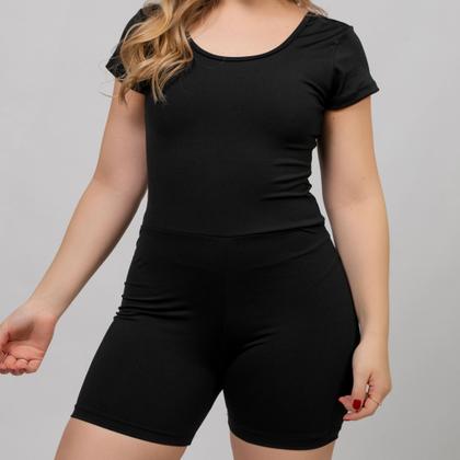 Imagem de Maiô de Hidroginástica de perninha Macaquinho Natação Com Bojo Proteção Uv50+ Com Sustentabilidade