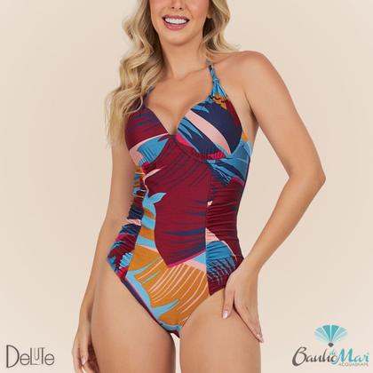Imagem de Maiô Drapeado com Bojo Zero Barriga Banho de Mar Ref: 601593