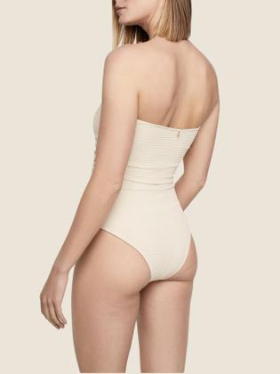 Imagem de Maiô Feminino Beachwear Texturizado Sem Alças Dzarm