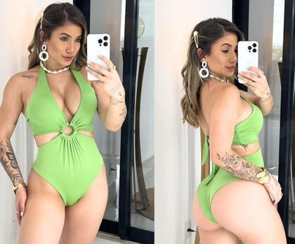 Imagem de Maiô Feminino Forrado Argola com Bojo diversas Amarrações