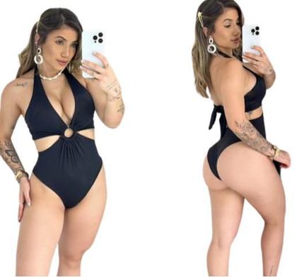 Imagem de Maiô Feminino Forrado Argola com Bojo diversas Amarrações