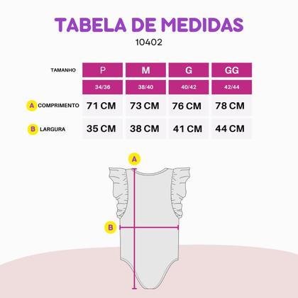 Imagem de Maiô Forrado Estampado Com Proteção Solar Uv Babados C/ Bojo