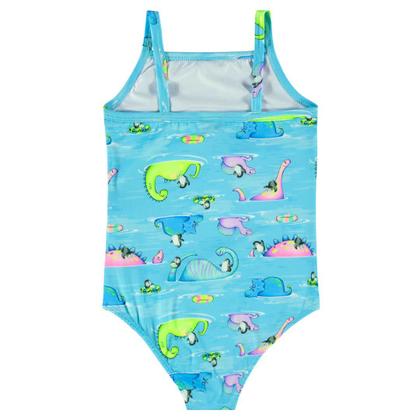 Imagem de Maiô Infantil com Proteção UV Azul Dinossauro Quimby