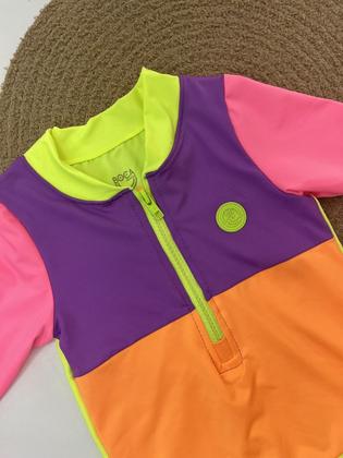 Imagem de Maio Infantil Manga Longa com proteção UV Boca Grande Ref. 43711