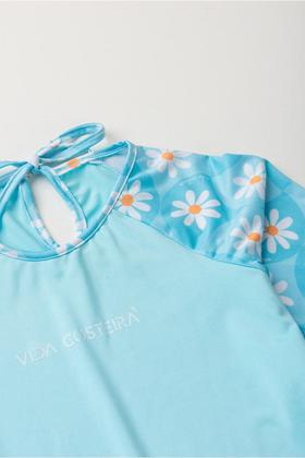 Imagem de Maiô Infantil Manga Longa Estampas Fofas